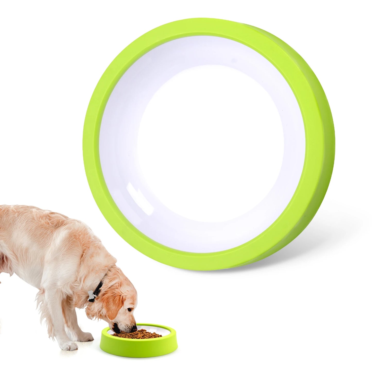 Anti-Gulp Slow Feeder Bowl – Non-Slip Water & Food Dish for Dogs & Cats
